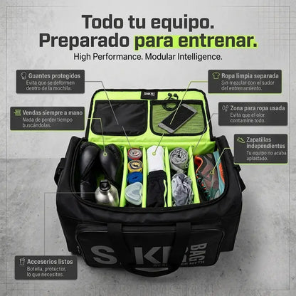 Mochila organizadora para equipo de combate