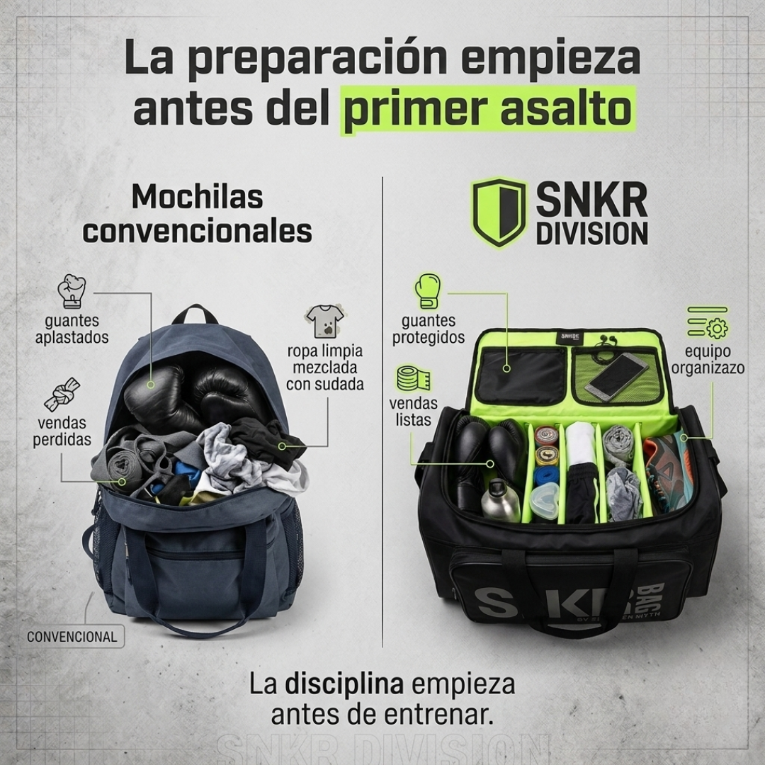 Mochila de entrenamiento con compartimentos para equipo de combate