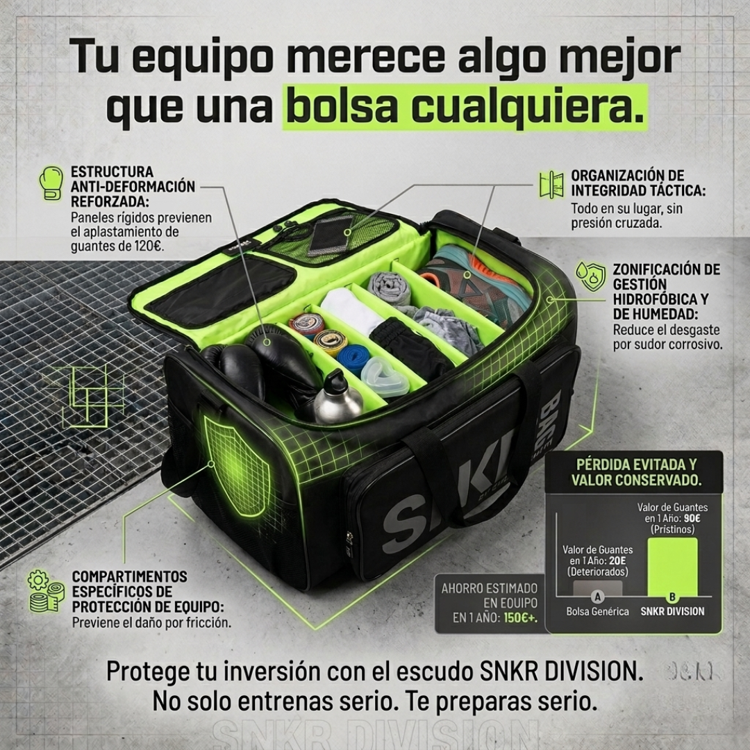 Mochila de entrenamiento con compartimentos para equipo de combate