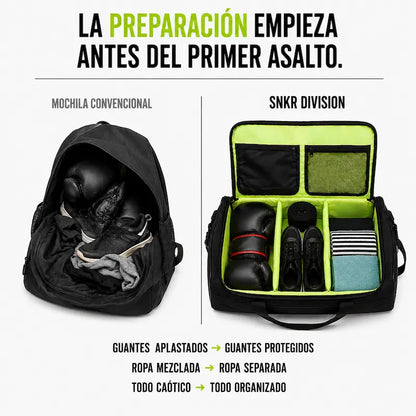 Mochila organizadora para equipo de combate